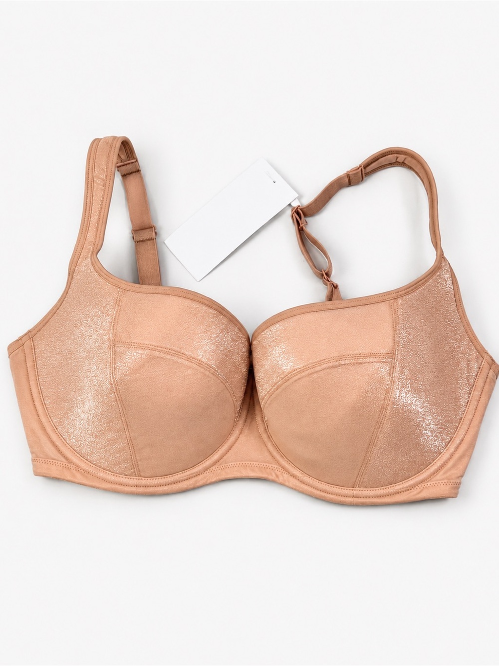 HISA Viral Sculpt Balconette Bra NWT 40DD Nude Shimmer Support Bra